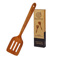 Teak Wooden Wok Slotted Spatula