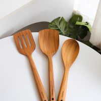 Teak Kitchen Utensil Set – 3 Piece