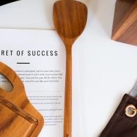 Teak Wooden Spatula long handle