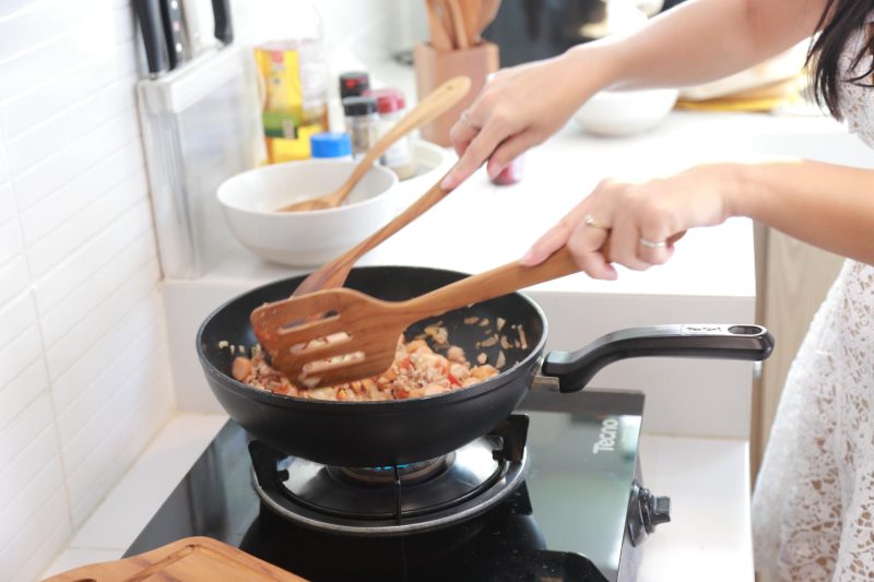 Teak Wooden Wok Slotted Spatula