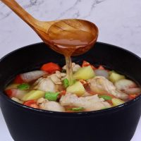 Teak Wooden Ladle for Cooking, Soup and Serving