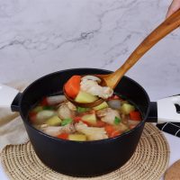 Teak Wooden Ladle for Cooking, Soup and Serving