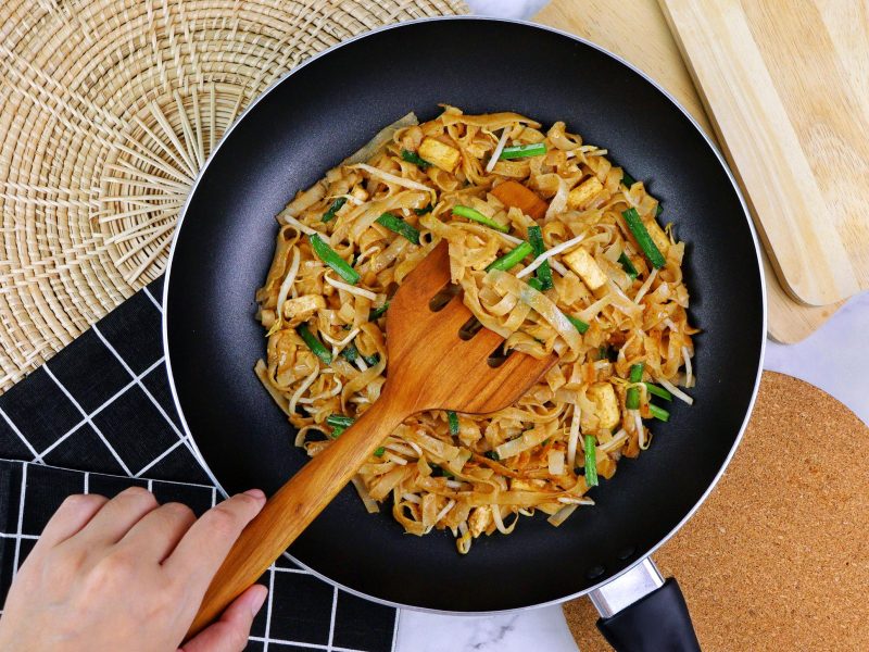 Teak Wooden Wok Slotted Spatula