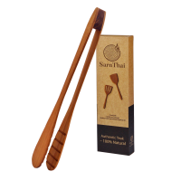 1.Teak Wood Toast Tongs Teak Wood Toast Tongs