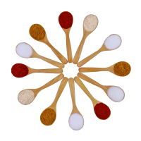 11.Seasoning spoon 12 Pcs-Tembusu Wood Seasoning Spoons