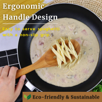 Teak Wood Pasta Spoon with Teeth